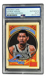 George Gervin Signed 2014 Panini Golden Age #143 Spurs Trading Card PSA/DNA