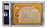 George Gervin Signed 1981 Topps #37 Spurs Trading Card HOF 96 PSA/DNA