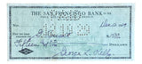 George Kelly New York Giants Signed December 12 1929 Personal Bank Check BAS Sports Integrity