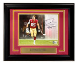 George Kittle Signed Framed 8x10 San Francisco 49ers Photo BAS