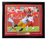 George Kittle Signed Framed 16x20 San Francisco 49ers vs Packers Photo BAS