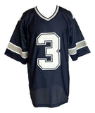 George Pickens Dallas Signed Navy Football Jersey JSA QR