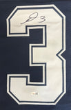George Pickens Dallas Signed Navy Football Jersey JSA QR
