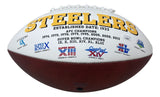 George Pickens Signed Pittsburgh Steelers Full Size Logo Football JSA Sports Integrity