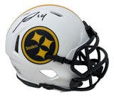 George Pickens Signed Pittsburgh Steelers Lunar Eclipse Mini Speed Helmet JSA - Sports Integrity