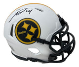 George Pickens Signed Pittsburgh Steelers Lunar Eclipse Mini Speed Helmet JSA Sports Integrity