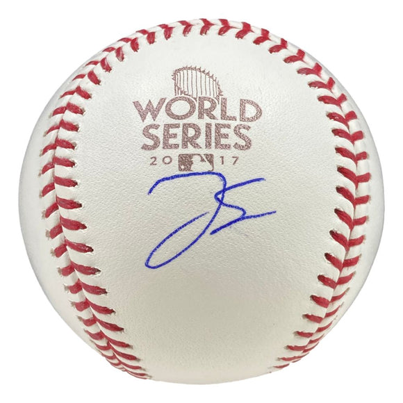 George Springer Signed Houston Astros 2017 World Series Baseball BAS