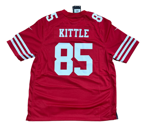 George Kittle San Francisco 49ers Red Nike Game Jersey