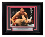 Georges St-Pierre Signed Framed 8x10 UFC Photo BAS