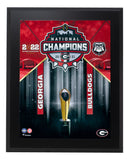 Georgia Bulldogs 10x13 2022 National Playoff Champions Plaque Sports Integrity