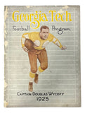Georgia Tech Yellow Jackets 1925 Football Yearbook Program Douglas Wycoff Cover