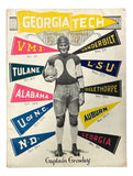 Georgia Tech Yellow Jackets 1927 Football Yearbook Program Captain Growley Cover