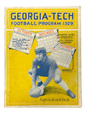 Georgia Tech Yellow Jackets 1929 Football Yearbook Program Harrell Rusk Cover
