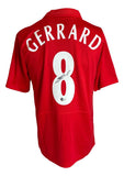 Steven Gerrard Signed Liverpool Reebok 2005 Champions League Soccer Jersey BAS