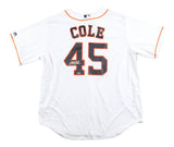 Gerrit Cole Signed Houston Astros Majestic Cool Base Replica Jersey MLB Hologram