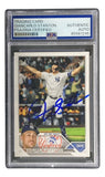 Giancarlo Stanton Signed 2023 Topps #509 New York Yankees Trading Card PSA