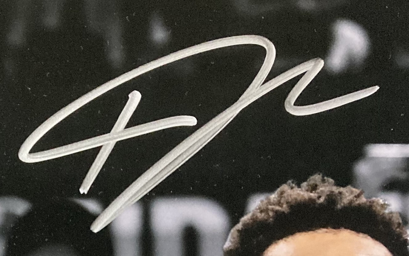 Giannis Antetokounmpo Milwaukee Bucks Autographed 16 x 20 2021 NBA Finals  Trophy Spotlight Photograph with 21 Finals MVP Inscription