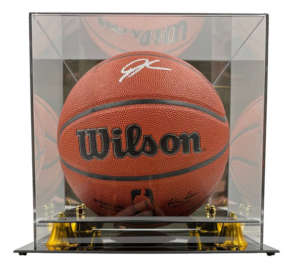 Giannis Antetokounmpo Bucks Signed NBA Wilson I/O Basketball BAS w/ Case