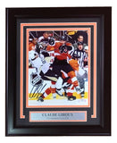 Claude Giroux Signed Framed 8x10 Philadelphia Flyers Crosby Hit Photo PSA ITP