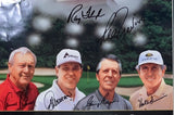 Golf Greats Signed Framed 14x24 Poster Arnold Palmer & More BAS BH78996 Sports Integrity