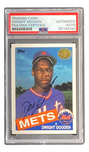 Dwight Doc Gooden Signed 2002 Topps Archives #620 Mets Trading Card PSA/DNA