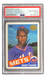 Dwight Doc Gooden Signed 2002 Topps Archives #620 Mets Trading Card PSA/DNA
