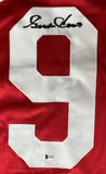 Gordie Howe Detroit Signed Red Hockey Jersey BAS