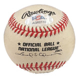 Gordie Howe Detroit Red Wings Signed Official NL Baseball Mr. Hockey PSA/DNA