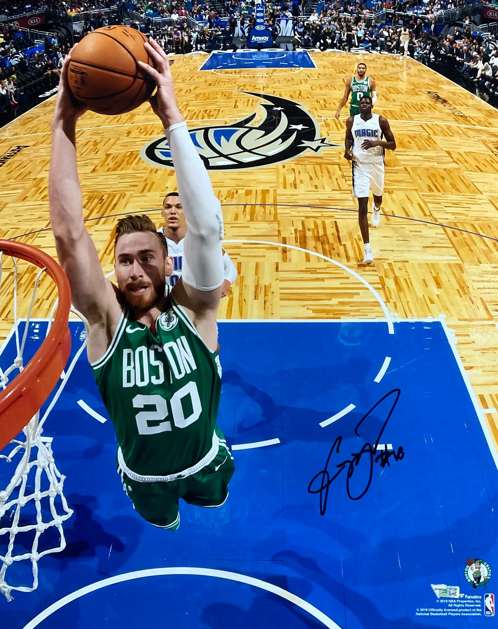 Gordon Hayward Boston Celtics Autographed Game-Used #20 White