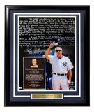 Goose Gossage Signed Framed 16x20 Yankees Photo w/ Story Inscription Fanatics