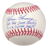 Goose Gossage Yankees Signed Official MLB Baseball Pine Tar Game F Brett BAS