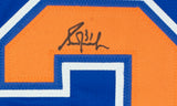 Grant Fuhr Signed Custom Blue Hockey Jersey HOF 03 Inscription JSA