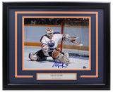 Grant Fuhr Signed Framed 11x14 Edmonton Oilers Hockey Photo BAS Sports Integrity
