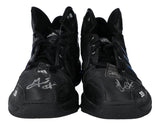 A pair of Grant Hill signed game-used Orlando Magic 2006 Adidas sneakers from Sports Integrity, each shoe autographed in white on the front toe area.