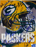 Green Bay Packers Greats Signed Framed 8x10 Photo Bart Starr +11 Others BAS LOA