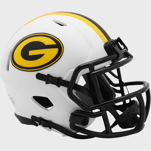 Green Bay Packers Lunar Eclipse Mini Speed Helmet Sports Integrity