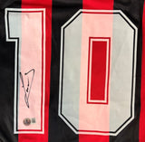 Ruud Gullit Signed AC Milan Kappa Soccer Jersey BAS