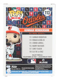 Gunnar Henderson Signed Baltimore Orioles Funko Pop #113 BAS