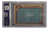 Guy LaFleur Signed 1977 Topps #3 Scoring Leaders Hockey Card PSA/DNA Sports Integrity