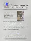 Hank Aaron Signed Framed Braves Original 1974 Home Run Record Newspaper BAS Sports Integrity