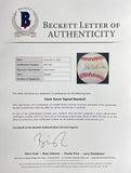Hank Aaron Milwaukee Braves Signed National League Baseball BAS LOA 469 Sports Integrity