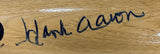 Hank Aaron Atlanta Braves Signed Tan Rawlings Baseball Bat JSA Hologram