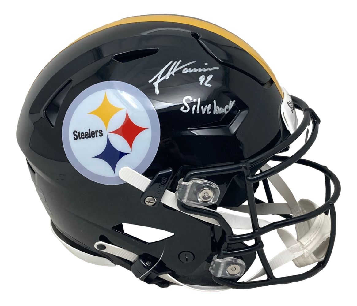 James Harrison Signed Steelers FS Authentic SpeedFlex Helmet