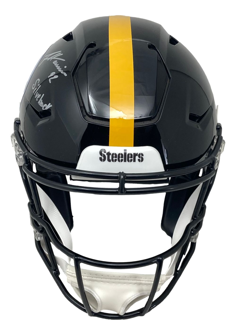 James Harrison Signed Steelers FS Authentic SpeedFlex Helmet