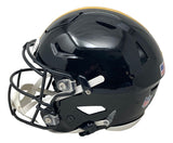 James Harrison Signed Steelers FS Authentic SpeedFlex Helmet Silverback BAS