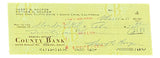 Harry Hooper Boston Red Sox Signed March 28 1966 Personal Bank Check 2 BAS Sports Integrity