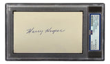Harry Hooper Boston Red Sox Signed Index Card PSA/DNA