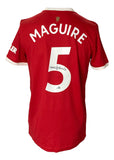 Harry Maguire Signed Manchester United Adidas Youth Soccer Jersey BAS