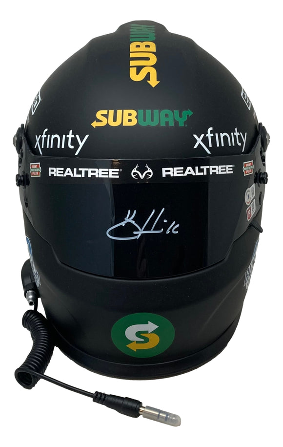 Kevin Harvick Signed NASCAR Subway Full Size Replica Racing Helmet BAS Sports Integrity