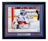 Henrik Lundqvist Signed Framed 16x20 New York Rangers Photo Fanatics